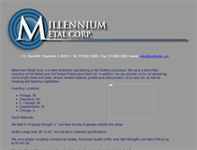 Tablet Screenshot of millmetal.com